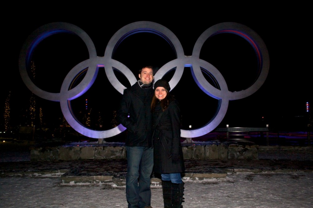 Olympic Rings at Olympic Plaza